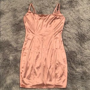 Rose colored dress